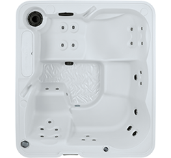 Product image top view of the Excursion model Hot Tub from the Freeflow® Hot Tubs series offered by Bonsall Pool & Spa In Lincoln, NE.
