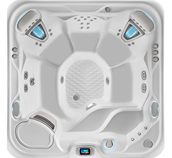 Product image top view of the Vanguard model of the Hot Spring Hot Tubs series by Bonsall Pool & Spa In Lincoln, NE