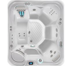 Product image top view of the Sovereign model of the Hot Spring Hot Tubs Highlife series by Bonsall Pool & Spa In Lincoln, NE.
