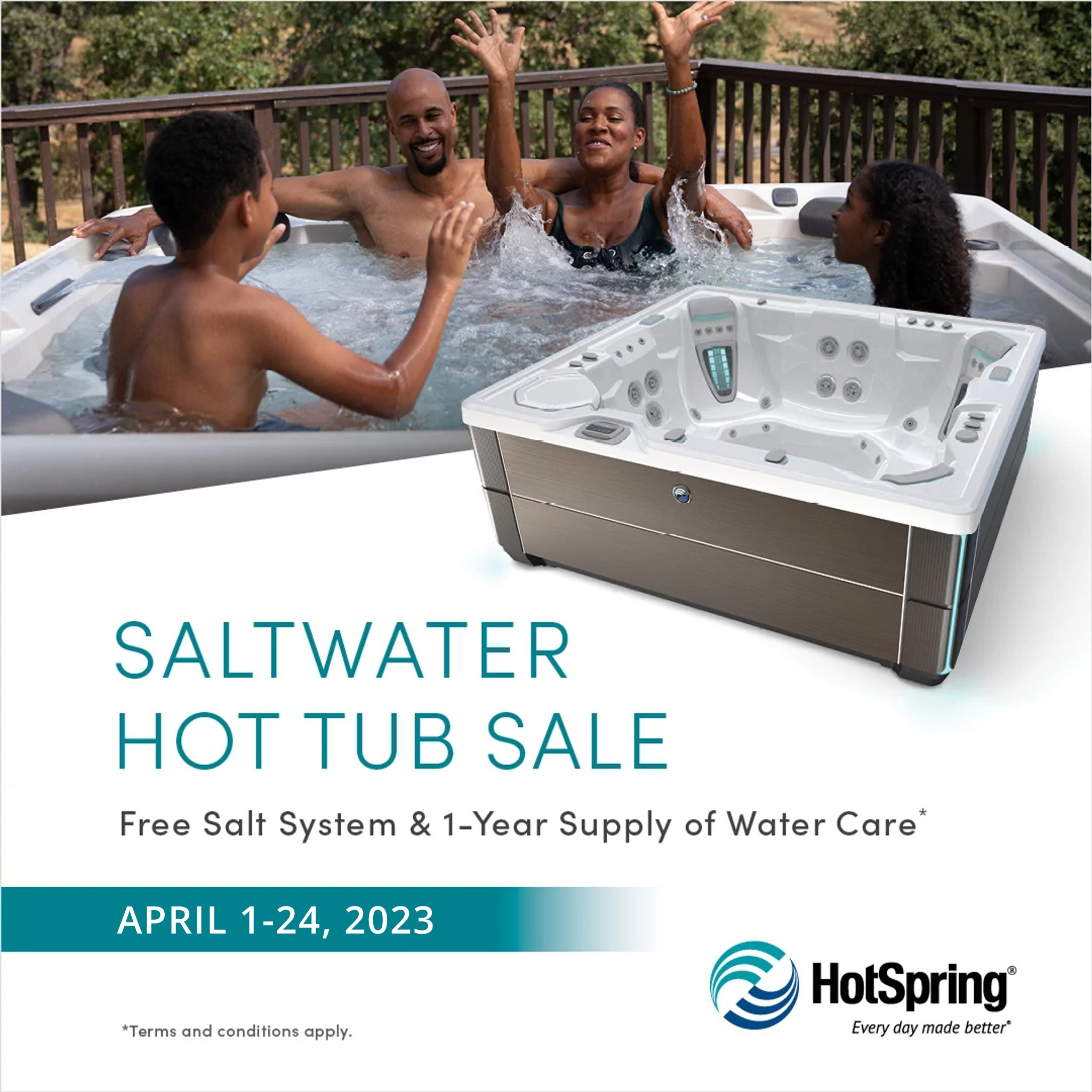 Salt Water Hot Tub Sale