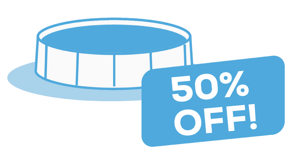 50% Off Pool Promotion